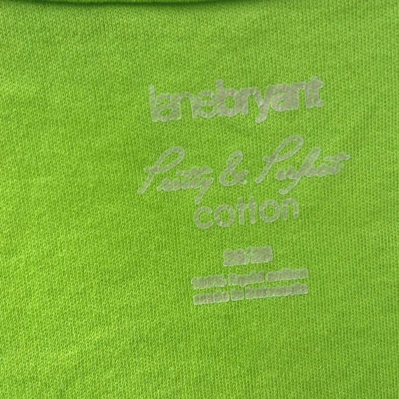 Lane Bryant green t shirt - Picture 2 of 3